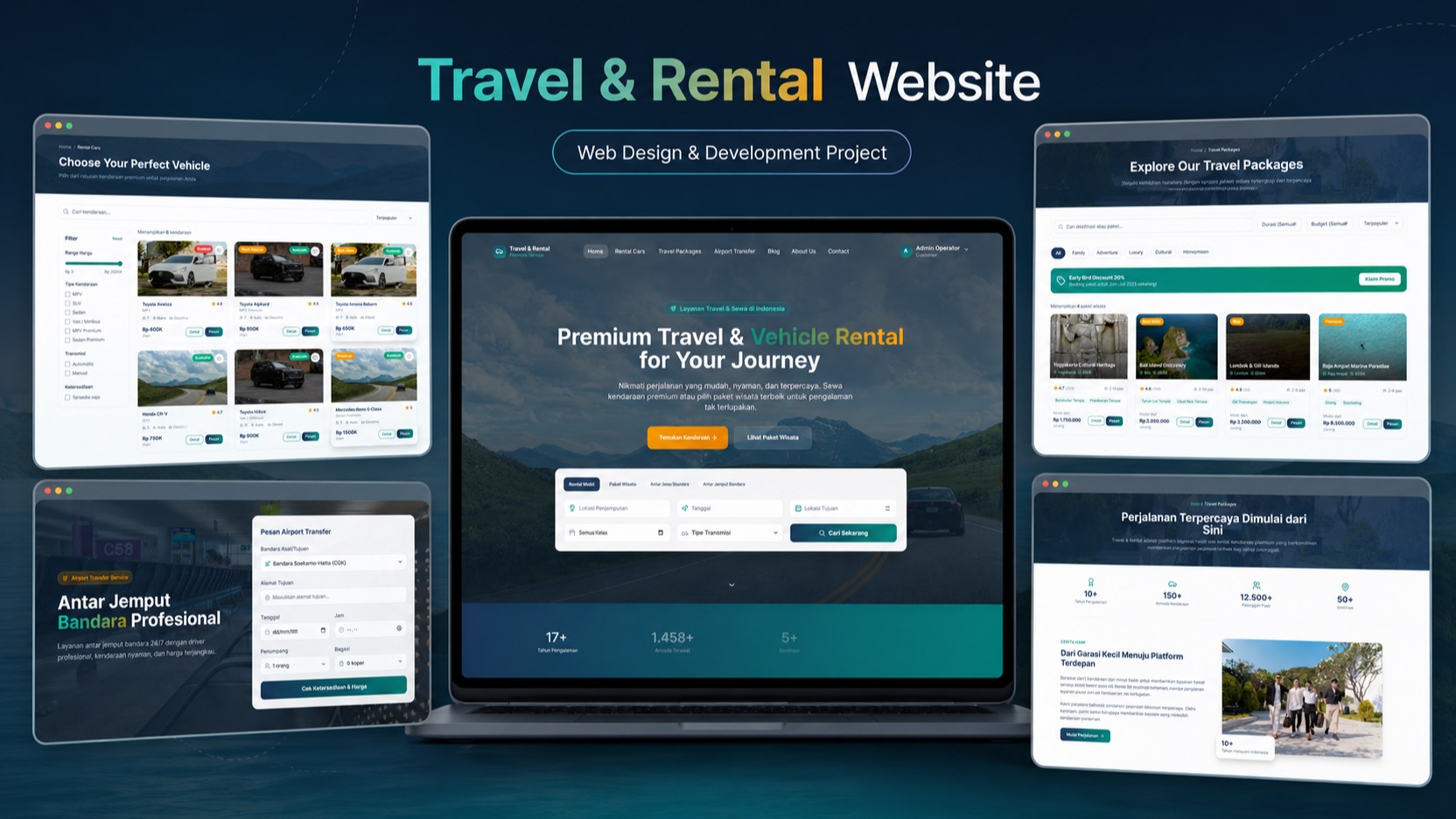 Travel & Rental Website